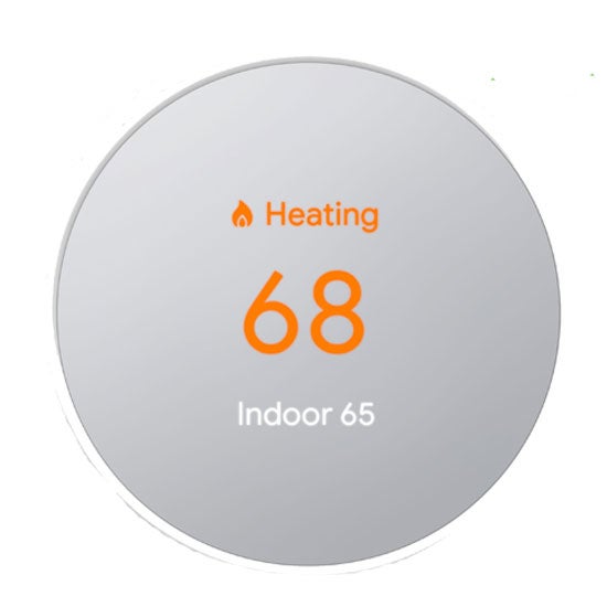 Google Nest Thermostat Snow