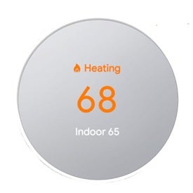 Google Nest Thermostat Snow